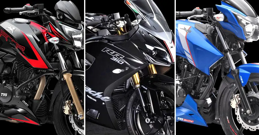 Official Price List of 2019 TVS Apache ABS Motorcycles