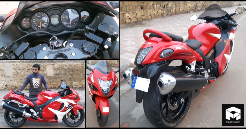149cc Hero Xtreme Modified to Look Like a 1340cc Suzuki Hayabusa Superbike