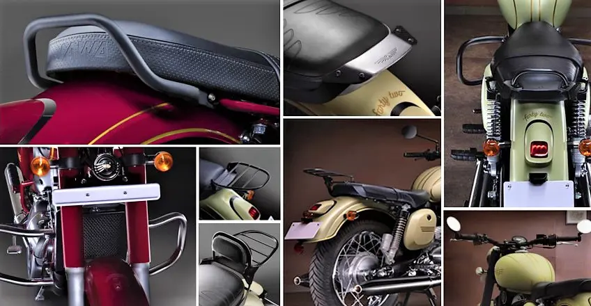 Jawa Accessories Price List in India | Jawa Standard and Jawa Forty-Two