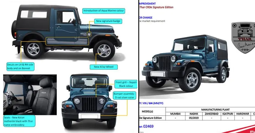 Mahindra Thar 700 Signature Edition Fully Revealed