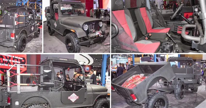 Mahindra Roxor RoxBox Concept Officially Unveiled