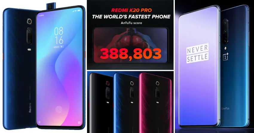 Redmi K20 Pro Beats OnePlus 7 Pro to Become the World's Fastest Phone