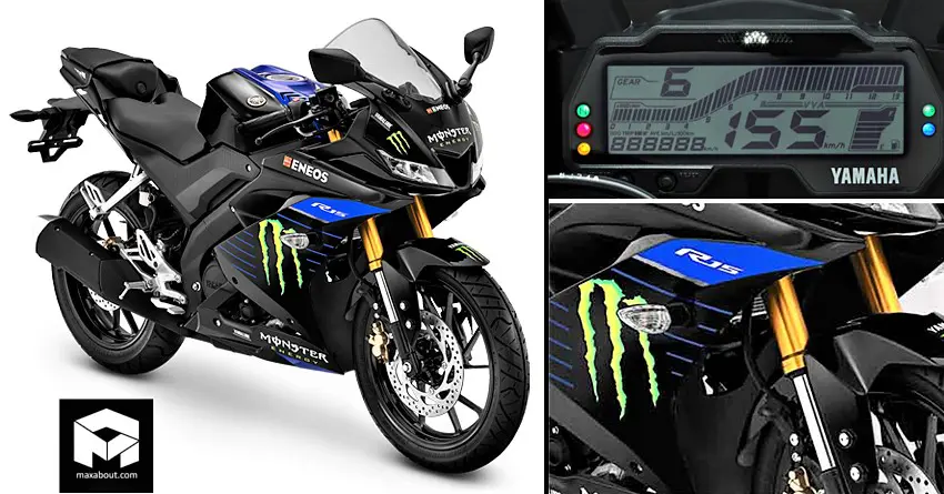 Yamaha R15 V3 Monster Energy MotoGP Edition Officially Revealed