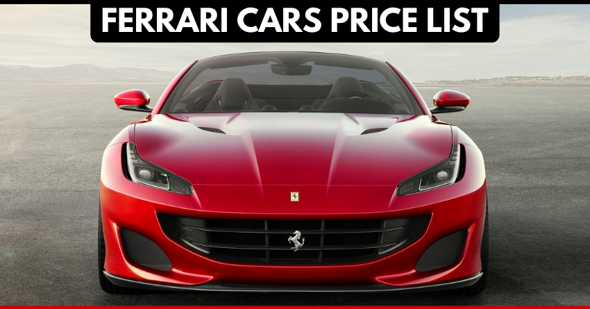 2020 Price List of Latest Ferrari Cars Available in India