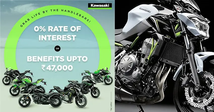Kawasaki India Offering 0% Rate of Interest on Multiple Bikes