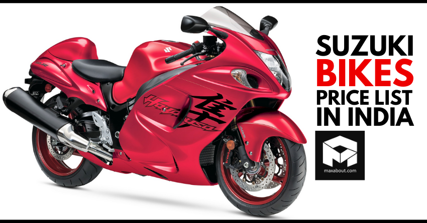 2020 Price List of Latest Suzuki Bikes Available in India