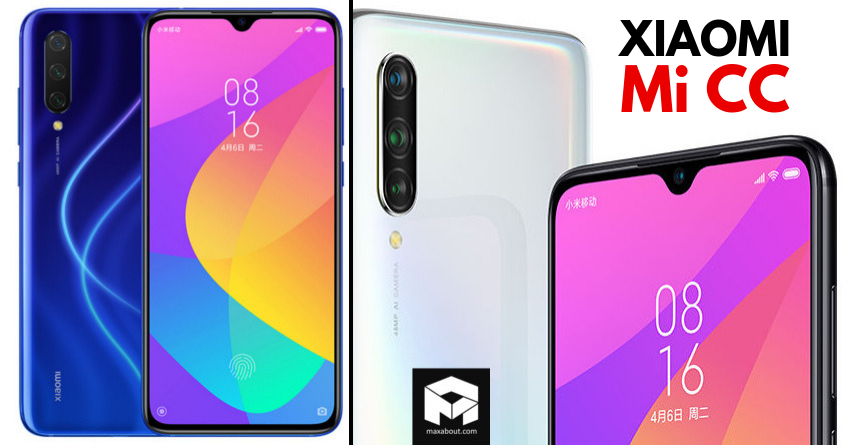 Xiaomi Mi CC Smartphone Series Price List & Specs Revealed