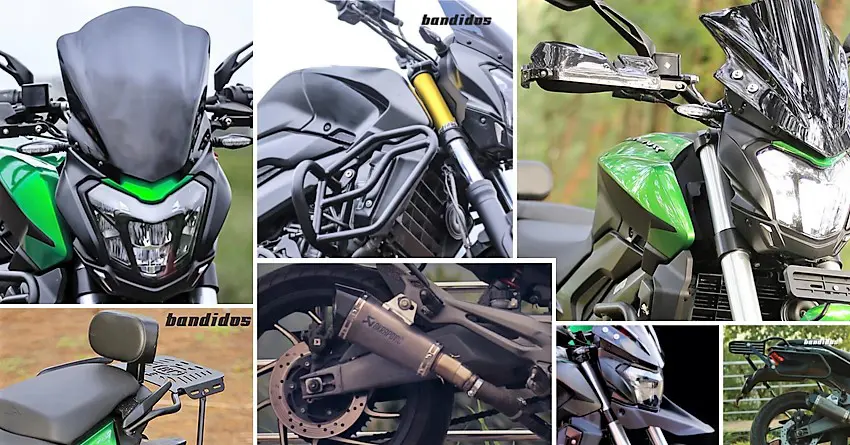 Mega List of 30 Bajaj Dominar Accessories by Bandidos Pitstop
