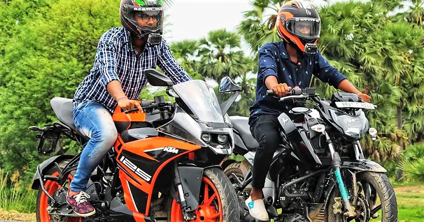 Drag Race Video: KTM RC 125 vs TVS Apache RTR 160 4V