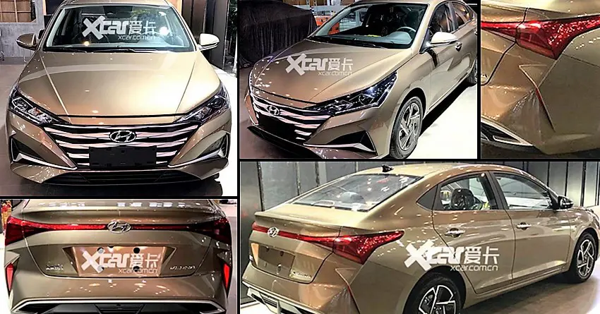 2020 Hyundai Verna Spotted in a New Set of Photos