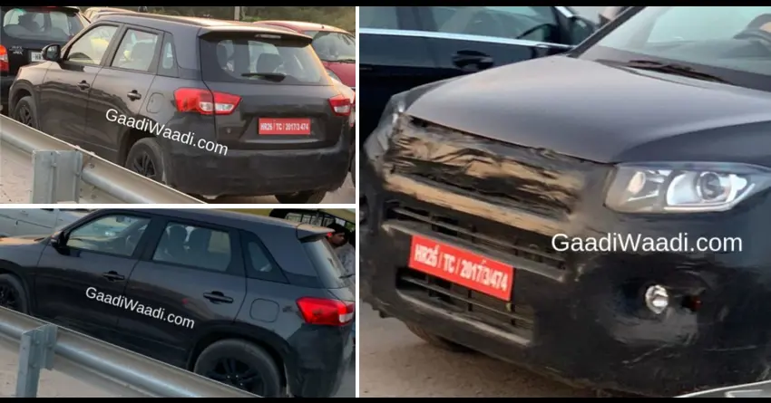 2020 Maruti Vitara Brezza Spotted in a New Set of Photos