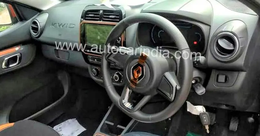 2020 Renault Kwid Interior Leaked Ahead of Launch in India