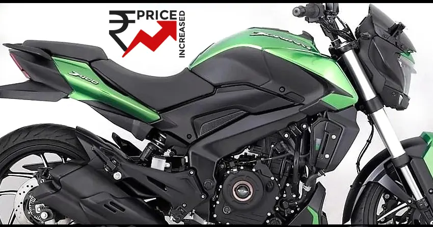 Bajaj Dominar 400 Price Increased by INR 10,000 in India