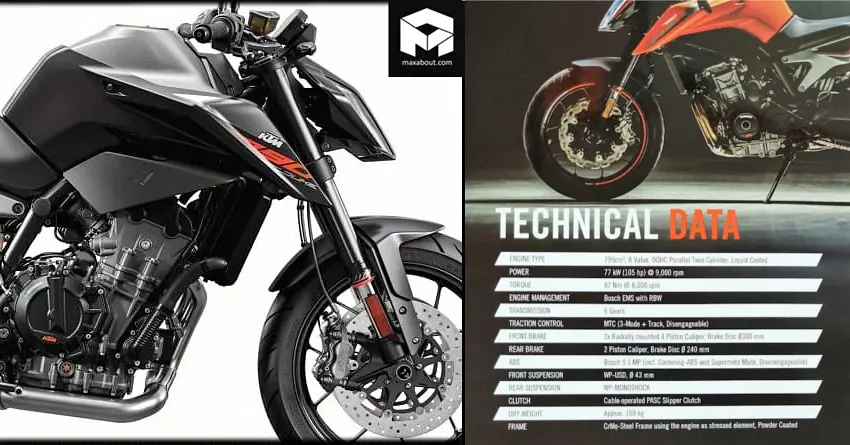 India-Spec KTM Duke 790 Specs Revealed; Official Launch Soon