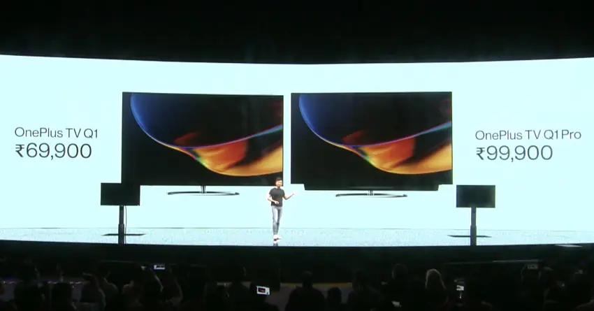 OnePlus TV Officially Launched in India @ INR 69,900