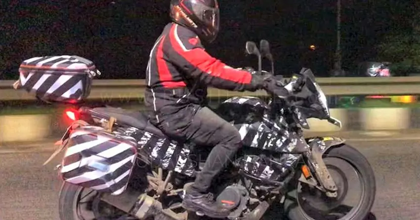 Accessorized KTM 390 Adventure Spotted Testing in India