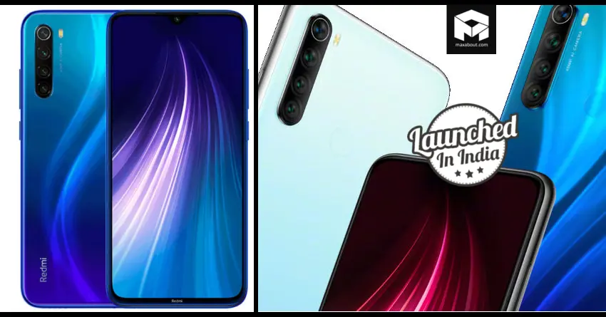 Xiaomi Redmi Note 8 Launched in India @ INR 9,999