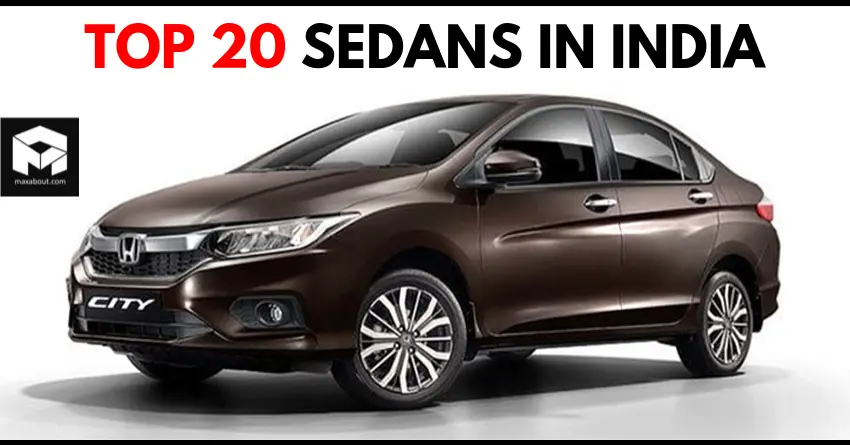 Top 20 Best-Selling Sedans in India (September 2019)