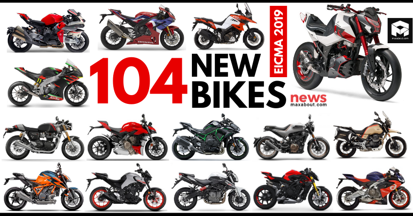 Mega List of 104 New Bikes Showcased @ EICMA 2019