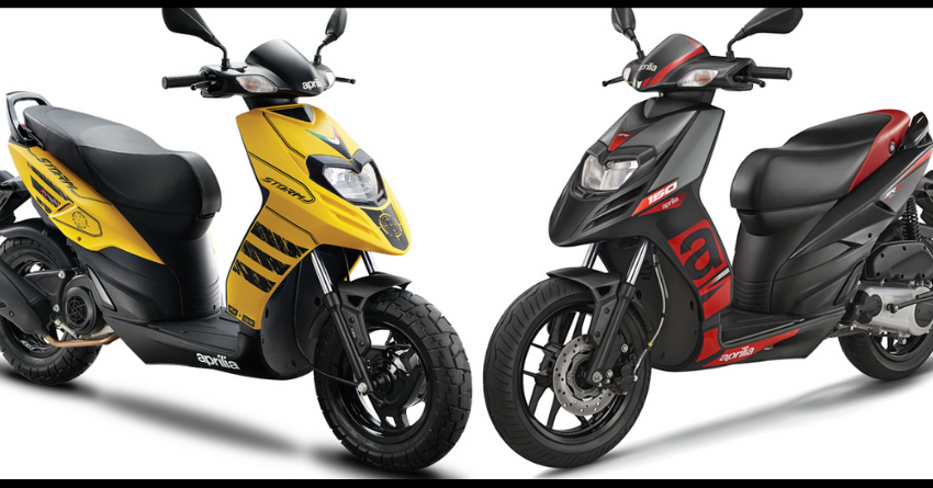 BS6 Aprilia Scooters Price List Leaked Ahead of Official Launch