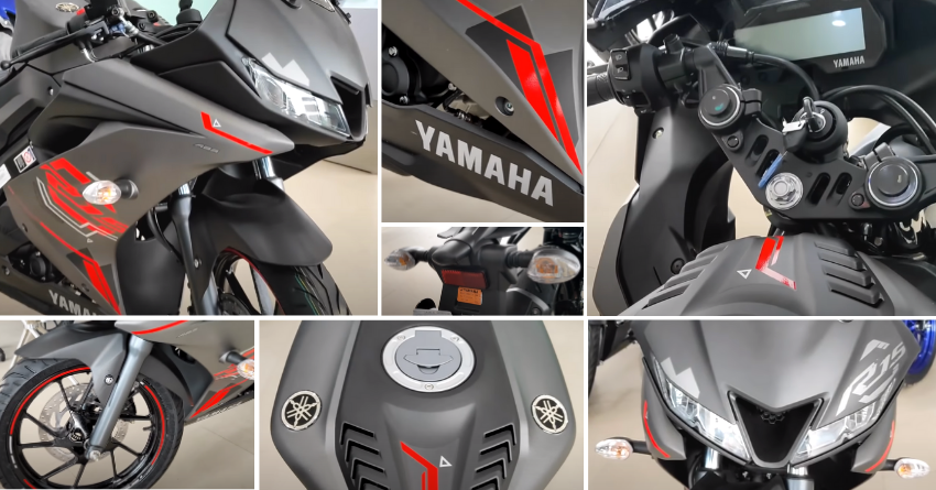 Thunder Grey Yamaha R15 V3 Walkaround Video by MRD Vlogs