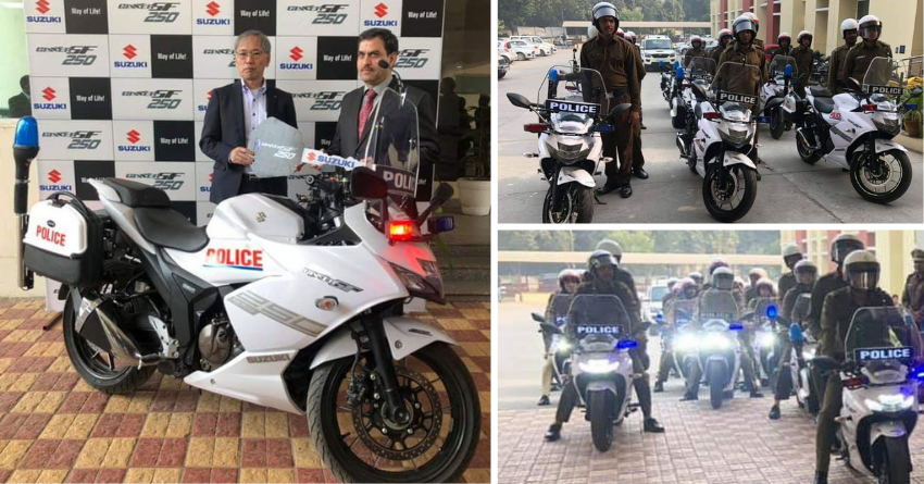 Gurugram Police Adds 10 Units of Suzuki Gixxer SF 250 to its Fleet