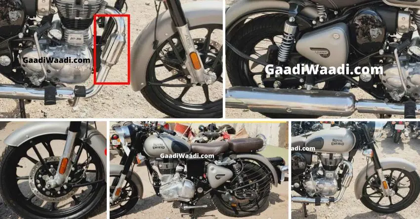 Live Photos: BS6 Royal Enfield Classic 350 Gunmetal Grey Spotted
