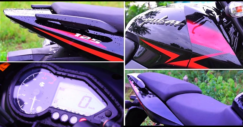 Live Photos of the Bajaj Pulsar 125 Split Seat Model