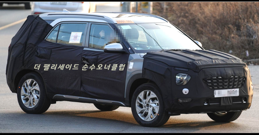 7-Seater Hyundai Creta Spotted Testing for the First Time