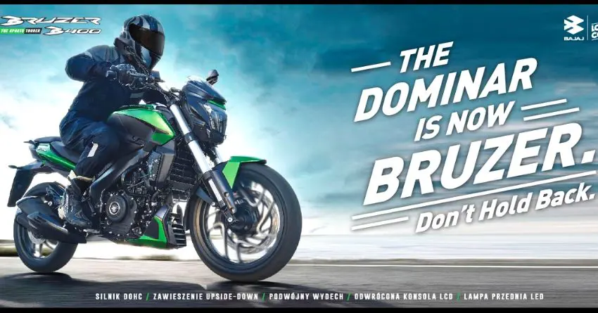 Bajaj Dominar D400 Will Now Be Sold as Bruzer B400 in Europe
