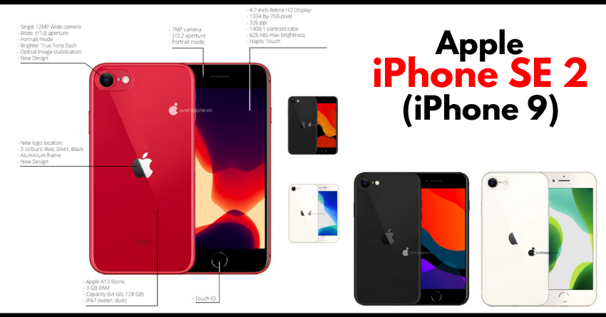 Apple iPhone 9 (iPhone SE 2) Smartphone Listed Online