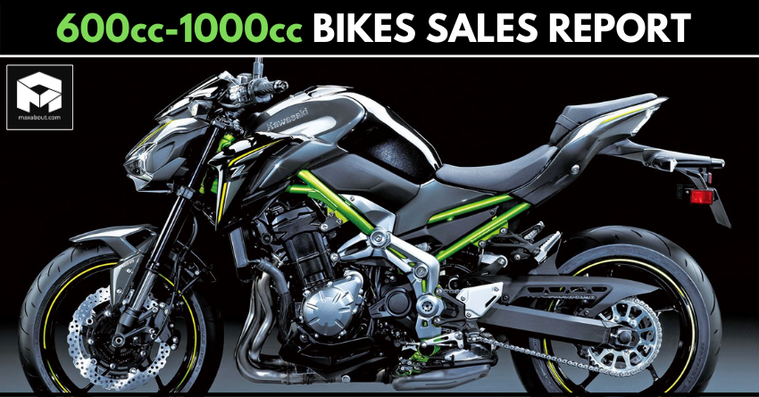 Sales Report: 600cc-1000cc Bikes in India (March 2020)