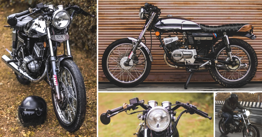 Meet Yamaha RX 100 DVIJ Cafe Racer by Akshat Sharma