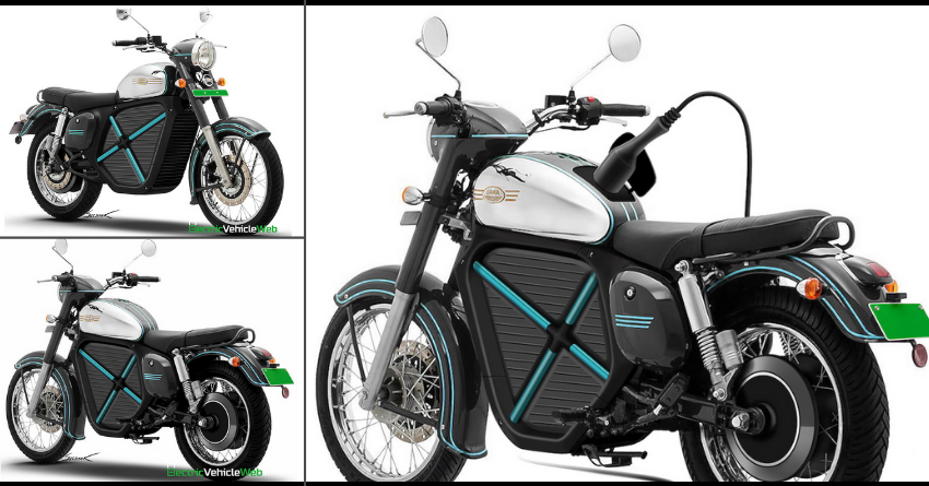 Electric Jawa Motorcycle Imagined by Sreejith Krishnan