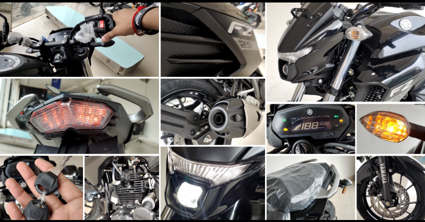 Metallic Black BS6 Yamaha FZ25 Video Review by MRD Vlogs