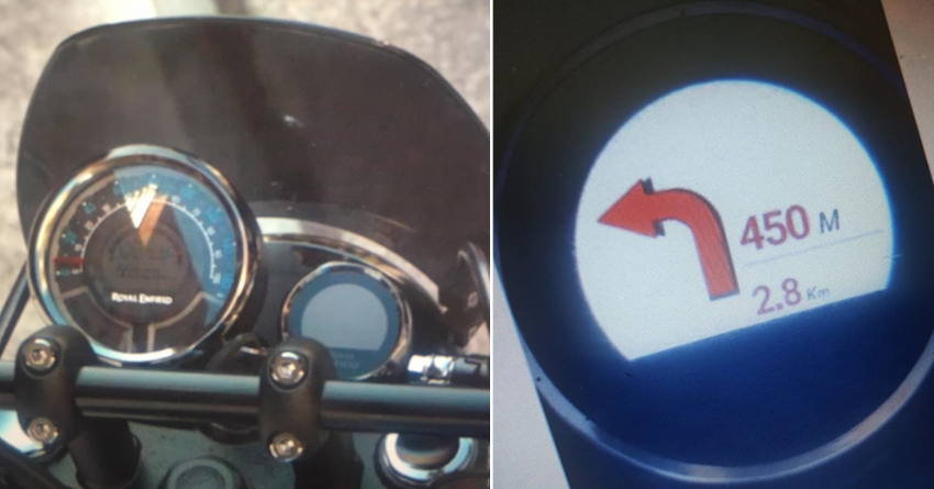 Royal Enfield Meteor 350 Instrument Console Features Two Screens