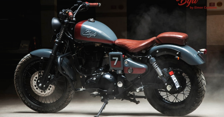 Royal Enfield BIJLI 500 by EIMOR Customs (Hyderabad)
