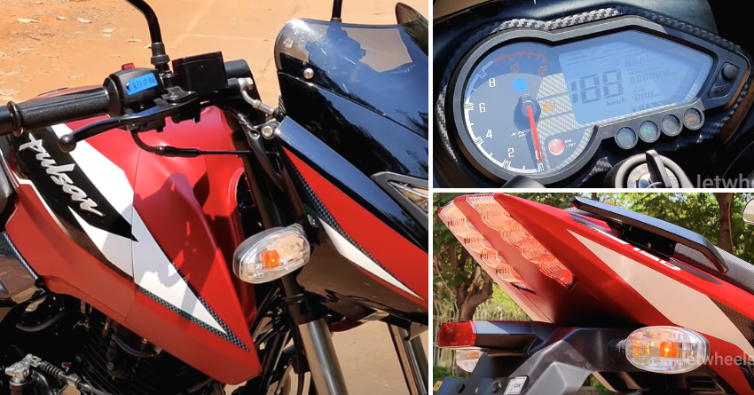 Matte Red Bajaj Pulsar 150 Twin Disc Spotted; Launch Soon