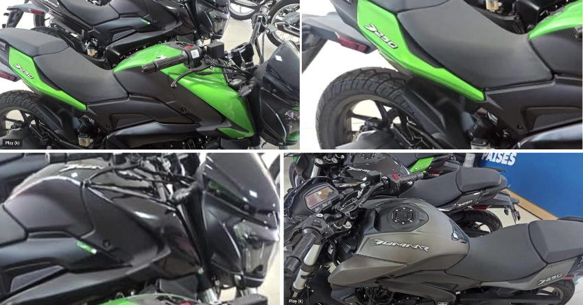 Bajaj Dominar 250 to Get 3 New Colours in India (Images Leaked)