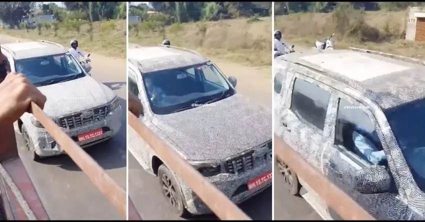 Next-Gen Mahindra Scorpio Coming with a Panoramic Sunroof?