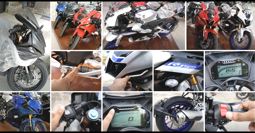 Yamaha R15 V4 and R15M Sports Bikes Detailed in a Live Video