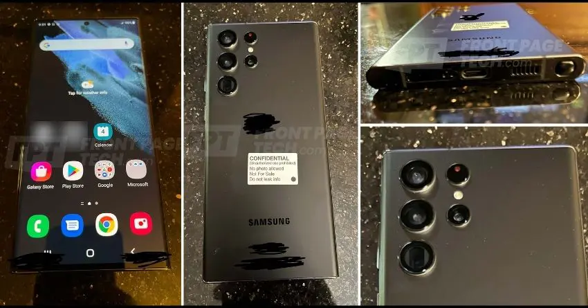 Samsung Galaxy S22 Ultra Real-Life Photos Leaked; Gets Built-in S-Pen