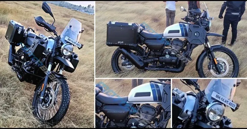 Yezdi Adventure Motorcycle Fully Revealed Ahead of Launch in India