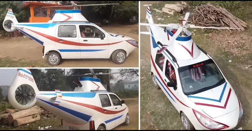 Meet Tata Nano Helicopter Version - Quick Details and Video