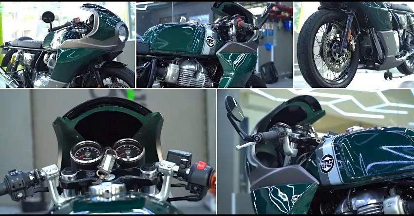 Meet Fully-Faired 650cc Royal Enfield Cafe Racer - Rs 30,000 Kit Price