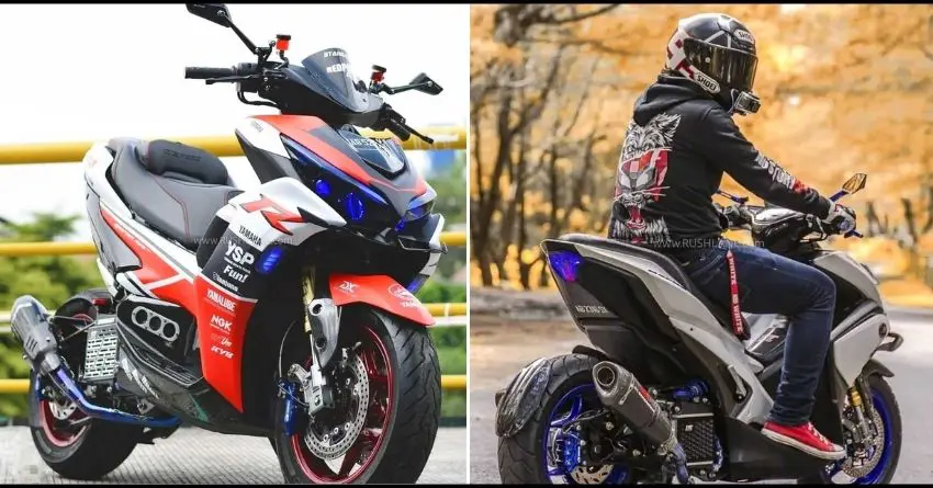 Meet This Yamaha Aerox 155cc Scooter With Upgrade Kit By Dismo Tech