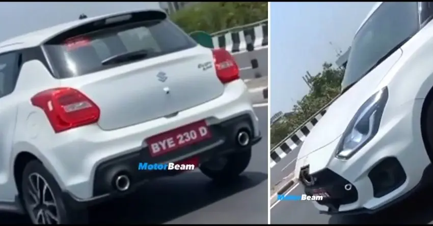 Suzuki Swift Sport Spotted Again; Under Extensive ARAI Testing