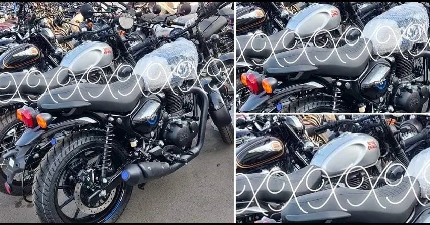 Undisguised Royal Enfield Hunter 350 Spotted At A Dealership