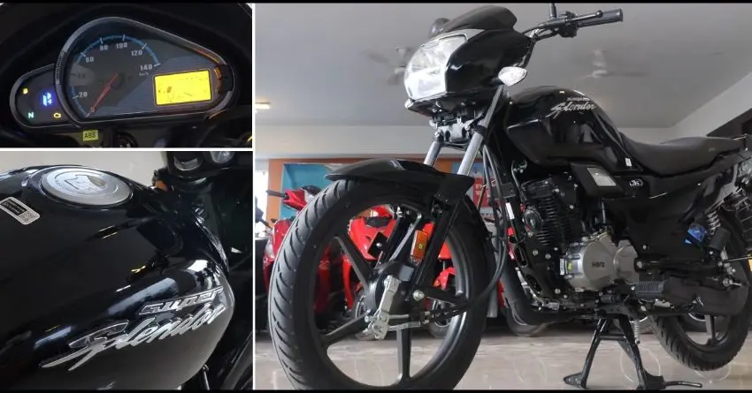 New Hero Super Splendor Canvas Black Colour - Walkaround Video