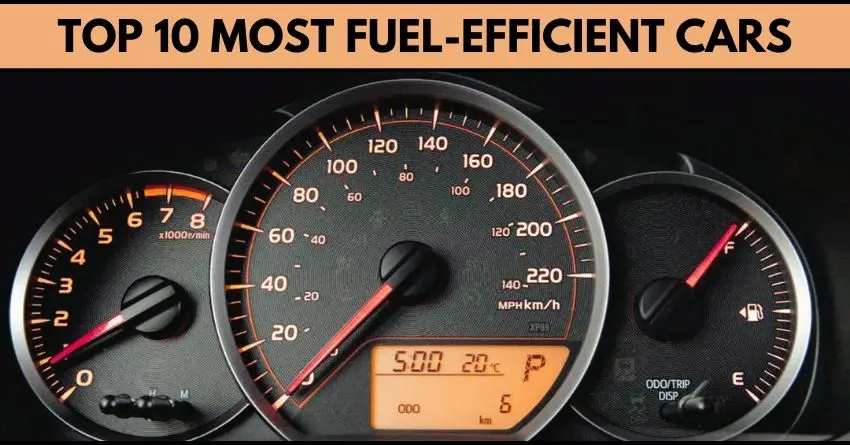 Top 10 Most Fuel-Efficient Cars In India (Best Mileage Cars)
